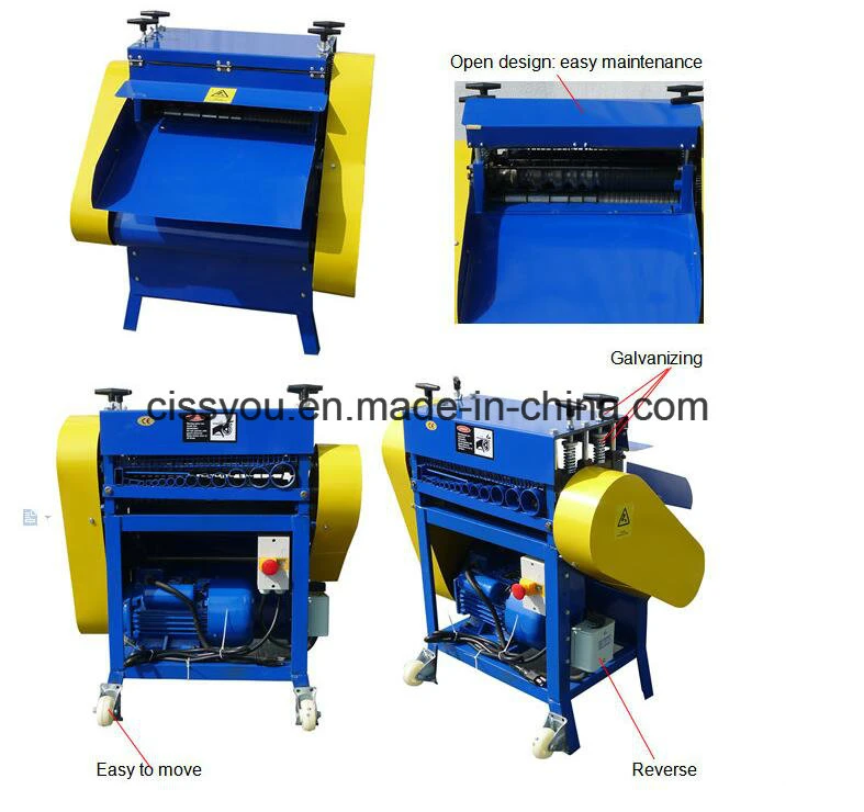 Waste Cable Wire Stripper Copper Stripping Peeling Recycling Machine