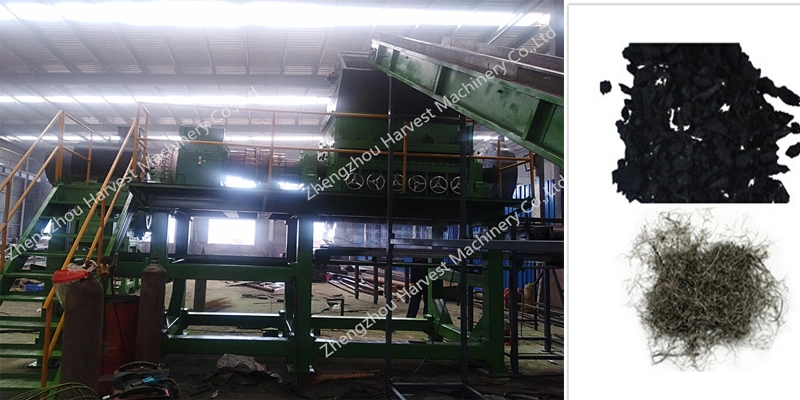 High Efficient Waste Tire Tyre Grinding Machine Rubber Powder Recycling System Factory