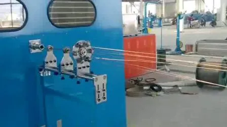 Kern Kunststoff Kabel Draht Kupfer Wicklung Schneiden Verseilen Bündeln Verdrehen Herstellung Extrusion Extruder Zeichnung Twist Recycling Maschine