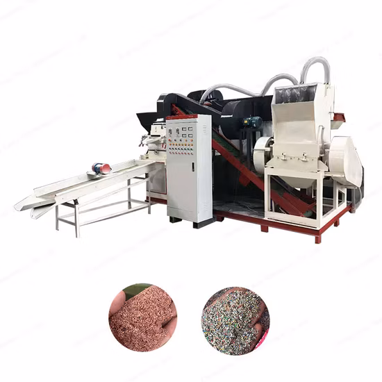 Elektrische Aluminium-Kupferdraht-Kabel-Granulierer-Maschine, Kupfer-Reis-Recycling-Maschine